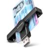 Obrázek AXAGON CRE- SMPA, USB- A PocketReader čtečka kontaktních karet Smart card (eObčanka)
