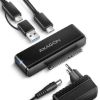 Obrázek AXAGON ADSA- FPX, USB- C 10Gbps - SATA 6G, 2.5"/ 3.5" SSD/ HDD FAST PORT X adaptér, vč. AC napáječe