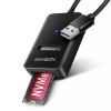 Obrázek AXAGON ADM2- AM USB- A 10Gbps - M.2 NVMe & SATA SSD adaptér, kabel USB- A 10cm