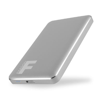 Obrázek AXAGON EE25-F6G, USB3.0 - SATA 6G 2.5" FULLMETAL externí box, titanově šedý