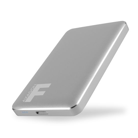 Obrázek AXAGON EE25-F6G, USB3.0 - SATA 6G 2.5" FULLMETAL externí box, titanově šedý