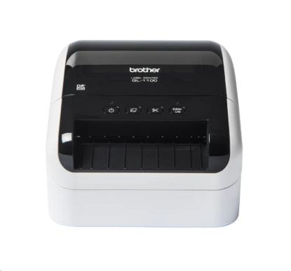 Obrázek BROTHER tiskárna štítků QL-1110 - 101,6mm, termotisk, USB, WIFI, BT, LAN, Profesionální Tiskárna Štítků