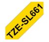 Obrázek BROTHER TZESL661 - kazeta TZ šířky 36mm, lamino TZE- SL661, žlutá/ černé písmo