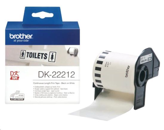 Obrázek BROTHER DK-22212 bílá filmová role 62mm x 15,24m