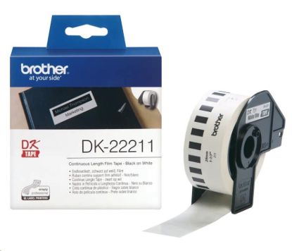Obrázek BROTHER DK-22211 bílá filmová role 29mm x 15,24m