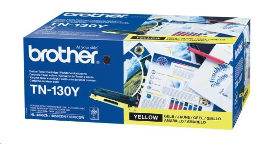 Obrázek BROTHER Toner TN-130Y žlutý pro HL-4040CN/4050DN/4070CW, DCP-9040CN - cca 1500stran