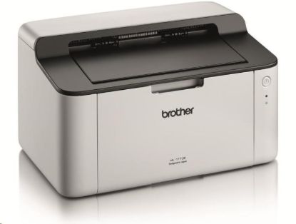 Obrázek BROTHER tiskárna laserová mono HL-1110E - A4, 20ppm, 600x600, 1MB, GDI, USB 2.0, bílá
