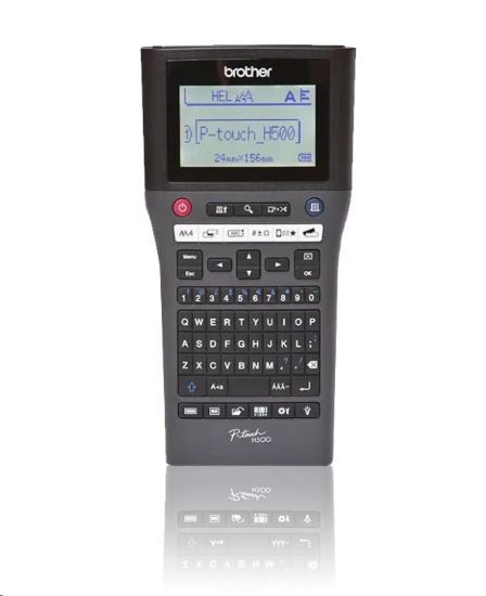 Obrázek BROTHER tiskárna štítků PT-H500 - 24mm, pásky TZe, mobilní, Profesionální PC Tiskárna Štítků - popisovač