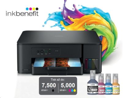 Obrázek BROTHER multifunkce inkoustová DCP-T230 - A4 64MB 1200x6000 16ppm USB 2.0. WIFI  - INKTANK