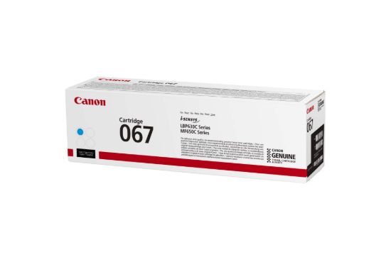 Obrázek Canon TONER 067 azurová pro i-SENSYS LBP631Cw, LBP633Cdwa, MF651Cw, MF655Cdw, MF657Cdw (1250 str.)