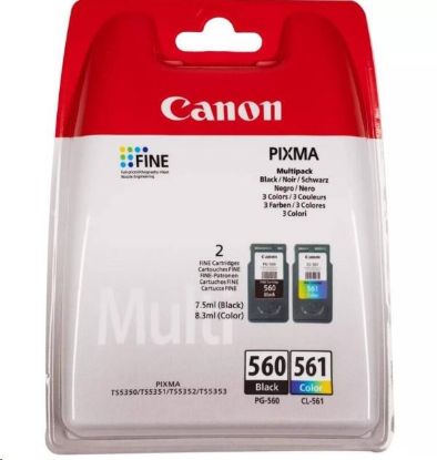 Obrázek Canon CARTRIDGE PG-560/CL-561 PVP pro PIXMA TS535x, TS535xa, TS745x, TS745xi (180 str.)