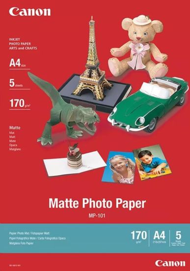 Obrázek Canon fotopapír MP-101 A4, 50ks, matný, 170 g/m