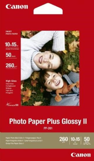 Obrázek Canon fotopapír lesklý PP-201 10x15cm, 50ks, 275g/m
