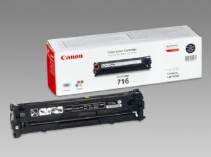 Obrázek Canon TONER CRG-716BK černý pro i-Sensys LBP5050, LBP5050N, LBP5360, MF-8030Cn, MF-8040Cn, MF-8050Cn  (2 300 str.)