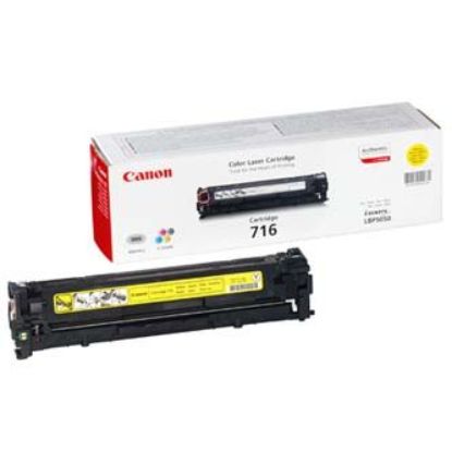 Obrázek Canon TONER CRG-716Y žlutá pro i-Sensys LBP5050, LBP5050N, LBP5360, MF-8030Cn, MF-8040Cn,MF-8050Cn,MF-8080Cw (1500 str.)