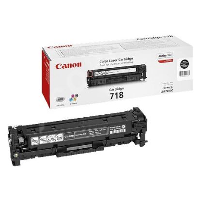 Obrázek Canon TONER CRG-718BK černý pro  i-Sensys LBP7200CDN, LBP7210Cdn, LBP7660CDN, LBP7680CX, MF724Cdw, MF728Cdw (3 400 str.)