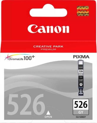 Obrázek Canon CARTRIDGE CLI-526GY šedá pro Pixma iP4850, MG5250, MG5350, MG6150, MG8150 (340 str.)