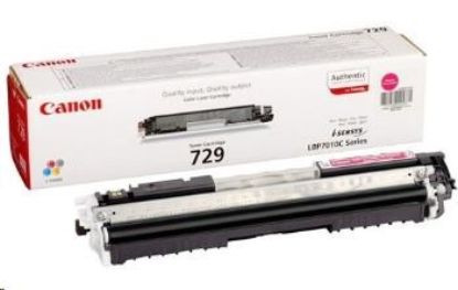 Obrázek Canon TONER CRG-729M purpurový pro i-Sensys LBP7010C , LBP7010C, LBP7018C (1 000 str.)