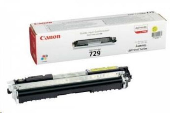 Obrázek Canon TONER CRG-729Y žlutý pro i-Sensys LBP7010C , LBP7010C, LBP7018C (1 000 str.)