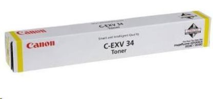 Obrázek Canon toner C-EXV 34 yellow (IR Advance C2020/2025/2030/2220/2225/2230