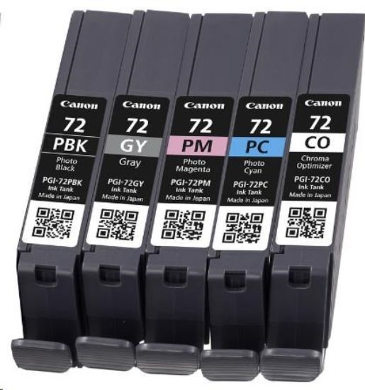 Obrázek Canon CARTRIDGE PGI-72 PBK/GY/PM/PC/CO MULTI-PACK pro PIXMA PRO-10, PRO-10S (165 str.)