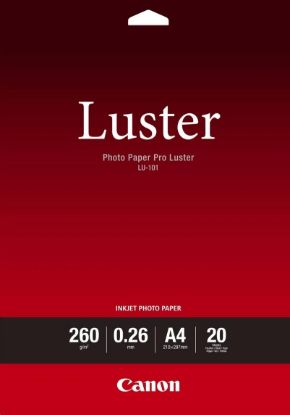 Obrázek Canon fotopaír LU-101, A4, 20 ks, lesklý 260g/m