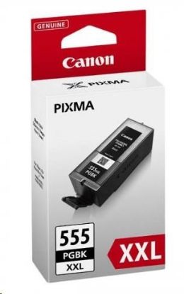 Obrázek Canon CARTRIDGE PGI-555XXL PGBK pigmentová černá pro PIXMA iX6850, MX925 (1000 str.)