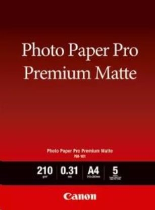 Obrázek Canon fotopapír PREMIUM MATTE PM-101,  A4, 20ks, 210g/m
