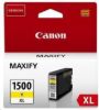 Obrázek Canon CARTRIDGE PGI- 1500XL Y žlutá pro Maxify MB2050, MB2150, MB2350, MB2750 a MB2755 (780 str.)