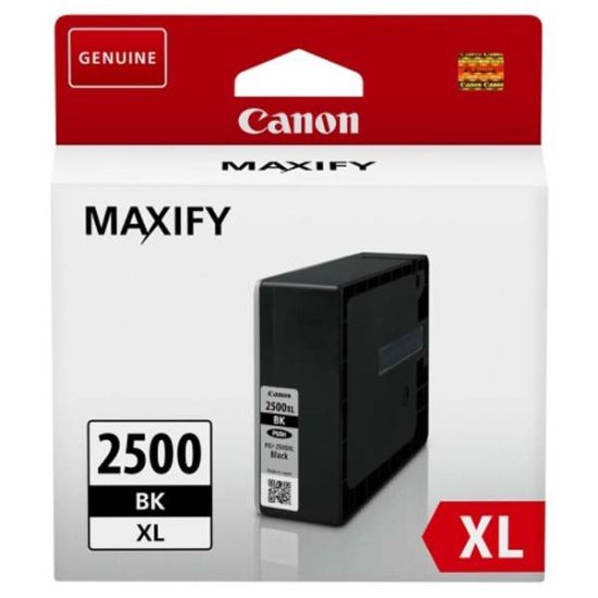 Obrázek Canon CARTRIDGE PGI-2500XL BK černá pro Maxify iB4050, iB4150, MB5050, MB5150, MB5155, MB5350, MB5450,MB5455 (2500 str.)