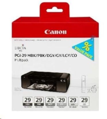Obrázek Canon CARTRIDGE PGI-29 MBK/PBK/DGY/GY/LGY/CO MULTI-PACK pro PIXMA Pro 1