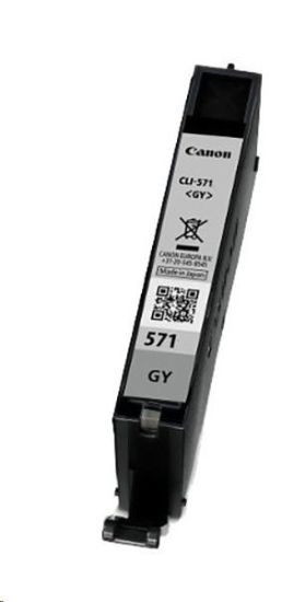 Obrázek CANON CARTRIDGE CLI-571 GY šedá PIXMA MG775x, TS505x, TS605x, TS805x, TS905X (780 str.)