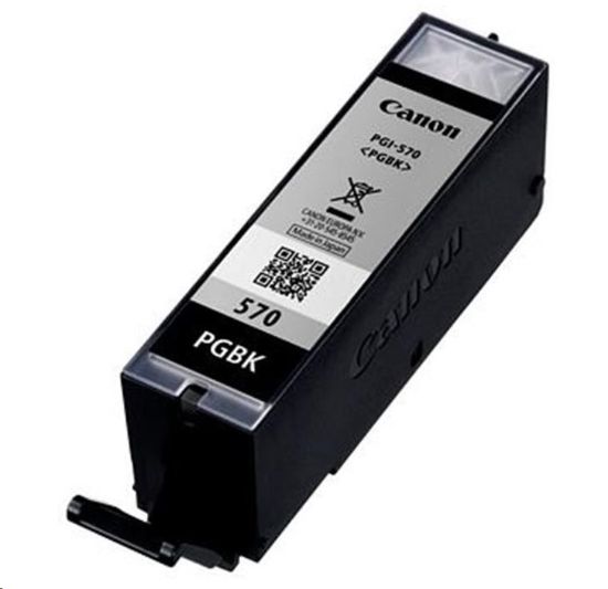 Obrázek CANON CARTRIDGE PGI-570 PGBK pigmentová černá pro PIXMA MG 575x, MG685X, MG775x, TS505x, TS605x, TS805x,TS905x(300 str.)