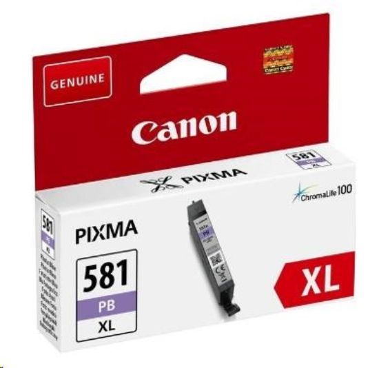 Obrázek Canon CARTRIDGE CLI-581XL foto modrá pro PIXMA TS615x, TS625x, TS635x, TS815x,TS825x, TS835x, TS915x (4 710 str.)