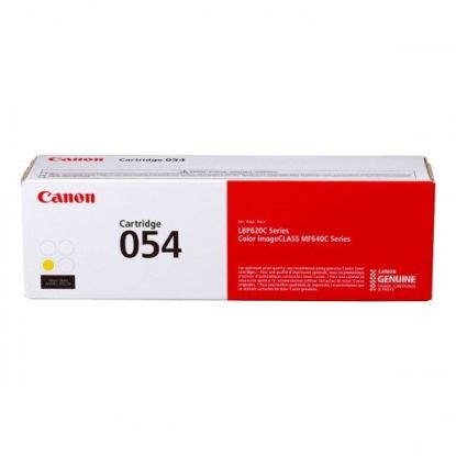 Obrázek Canon Toner CRG-054 žlutá pro i-SENSYS LBP621Cw, LBP623Cdw, MF641Cw, MF643Cdw (1 200 str.)