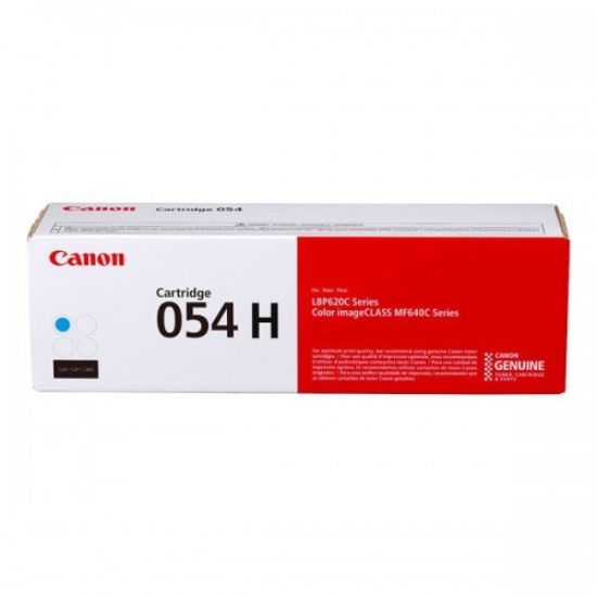 Obrázek Canon TONER CRG-054H azurový pro LBP621Cw, LBP623Cdw, MF641Cw, MF643Cdw (2 300 str.)