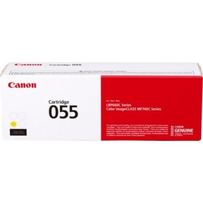 Obrázek Canon TONER CRG-055 žlutý pro i-SENSYS LBP663Cdw, LBP664Cx, MF742Cdw, MF744Cdw (2100 str.)