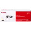 Obrázek Canon TONER CRG- 055H žlutý pro i- SENSYS LBP663Cdw, LBP664Cx, MF742Cdw, MF744Cdw (5 900 str.)
