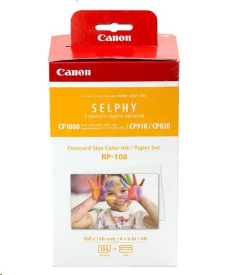 Obrázek Canon RP-108 papír 100x158mm 108ks do termosublimační tiskárny