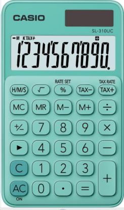Obrázek CASIO kalkulačka SL 310UC GN, Kapesní kalkulátor