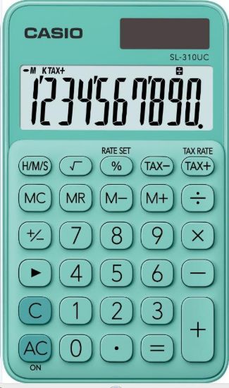 Obrázek CASIO kalkulačka SL 310UC GN, Kapesní kalkulátor