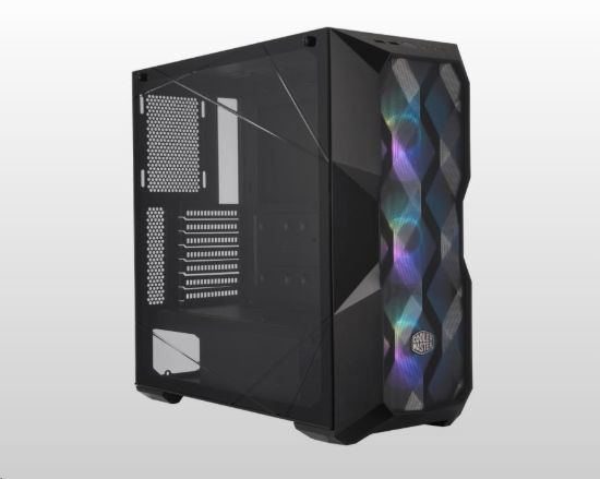 Obrázek Cooler Master case MasterBox TD500 Mesh, E-ATX, Průhledná bočnice, 3x 120mm ARGB Fan, Černá