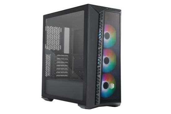 Obrázek Cooler Master case MasterBox 520 Mesh, ATX, Průhledná bočnice, 3x 120mm ARGB Fan, ARGB Hub, Černá