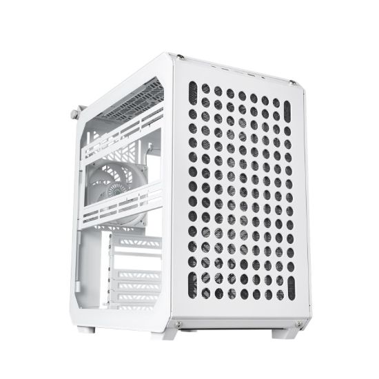 Obrázek Cooler Master case Qube 500 Flatpack, E-ATX, Průhledná bočnice, 1x 120mm Fan, Bílá