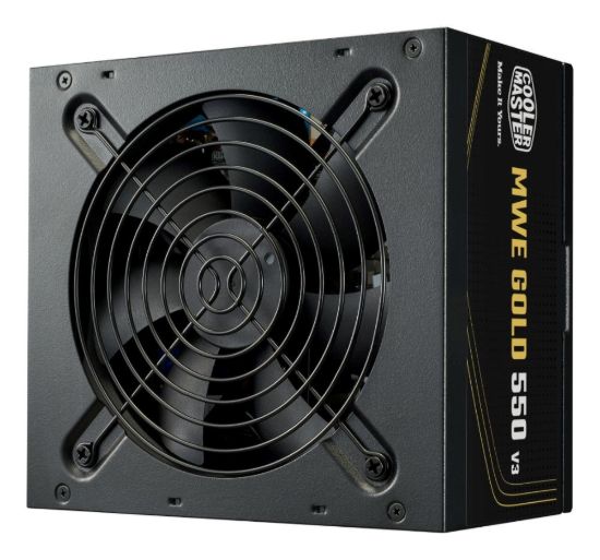 Obrázek Cooler Master zdroj MWE Gold 550W V3, 120mm, 80+ Gold, ATX 3.1