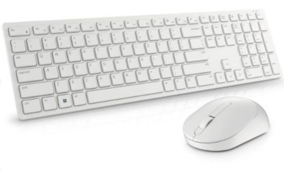 Obrázek DELL Pro Wireless Keyboard and Mouse - KM5221W - Czech/Slovak (QWERTZ) - White
