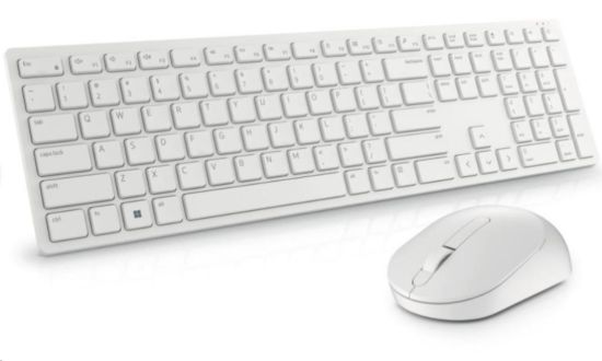 Obrázek DELL Pro Wireless Keyboard and Mouse - KM5221W - Czech/Slovak (QWERTZ) - White