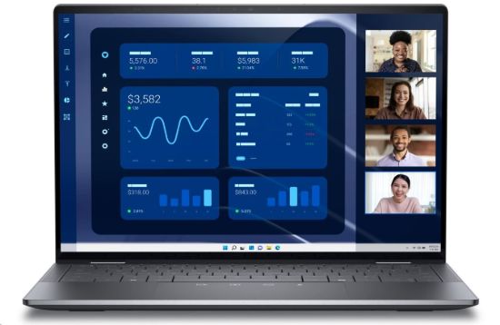 Obrázek DELL NTB Latitude 9450/U7 165U/32GB/1TB SSD/14" QHD+ Touch/2-in-1/IR Cam & Mic/WLAN/vPro/Backlit Kb/W11 Pro/3Y PS NBD