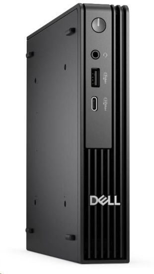 Obrázek DELL PC Pro Micro QCM1250//TPM/i3-14100T/8GB/512GB SSD/65W/WLAN/Kb/Mouse/W11 Pro/3Y PS NBD