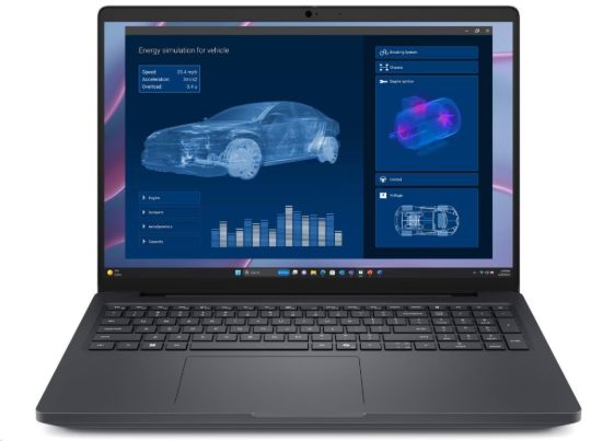 Obrázek DELL NTB Pro Max 16 MC16255/AMD Ryzen AI 7 PRO/32GB/1TSSD/16" FHD+/RTX PRO1000/130W Type-C/WLAN/Bck Kb/W11 Pro/3Y PS NBD